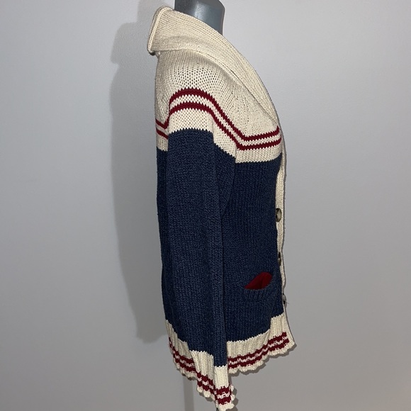 Cotton Country Oversized Button Up Knit Carlton Cardigan - Picture 4 of 14